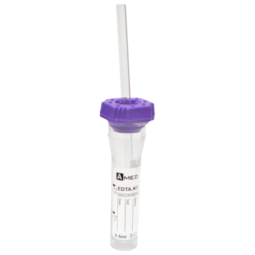 Мікропробірка AMED з капіляром, EDTAK3, 0,5 мл